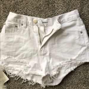White shorts